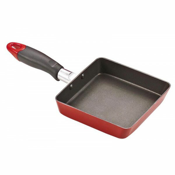 パール金属　コンパクト ふっ素加工IH対応スクエア玉子焼13×14cm　HB-2182 送料無料 メーカー直送 代引き・期日指定・ギフト包装・注文後のキャンセル・返品不可 納品遅れやキャンセルが発生