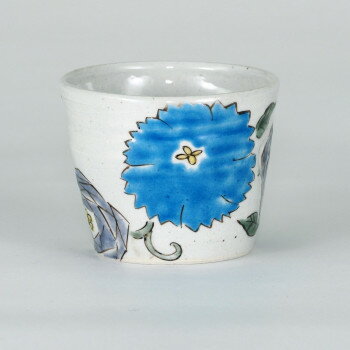 10%OFF 九谷焼 えくぼ猪口 花紋 N145-16 配布中 メーカー直送 代引き・期日指定・ギフト包装・注文後のキャンセル・返品不可 欠品の場合、納品遅れやキャンセルが発生