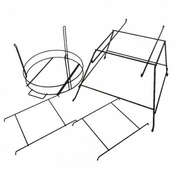 10%OFF 小林金物　グリーンガーデン　園芸用品 らくらく土フルイスタンド　Aセット No.128 送料無料 代引き・期日指定・ギフト包装・注文後のキャンセル・返品不可 欠品の場合、納品遅れやキャンセルが発生