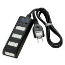 ELPA(エルパ) 耐雷サージ機能付コード付タップ 4個口 2m ブラック WBT-4020SBN(BK) 送料無料 クーポン 配布中 メーカー直送 代引き・期...