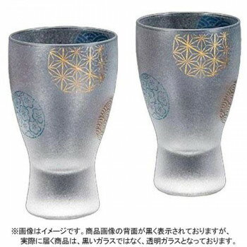 ザ・プレミアムニッポンテイスト　プレミアム丸紋　酒グラス　ペアセット　S-6210 送料無料 クーポン 配布中 メーカー直送 代引き・期日指定・ギフト包装・注文後のキャンセル・返品不可 欠品の場合、納品遅れやキャンセルが発生します
