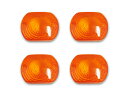 【メール便送料無料!!】Z400FX/Z1000mk2 ウインカーレンズ(4個SET)Z1000mk2/Z250FT/Z550FT/Z750FX/ウィンカーレン...