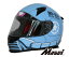 【送料無料!!】MASEI HELMETS ロボヘル850 フルフェイスヘルメット(マセイ)艶ありブルーアーミー army ロボット robot helmets fullface halloween ハロウィーン 仮装 コスプレ魔星 MASEI マセイ