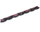【送料無料!!】マドンナ フロントカーテン Mサイズ(幅1900mm) ブラック/ピンク自動車/トラック/金華山/低床車/軽トラ/レトロ/日野/三菱/ミツビシ/...