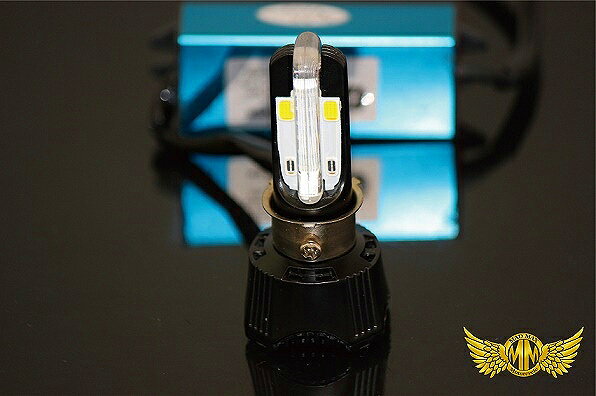 週末セール!!【送料800円】H4 U型 LEDバルブ AC/DC 40W ブルー ポディション付 12V...