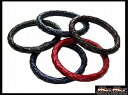 【送料無料!!】極太 ダブルステッチ エナメルキルト ハンドルカバー 各色自動車/トラック/ダンプ/アクセサリー/ハンドルカバー/バス/軽自動車/普通車/大型車...