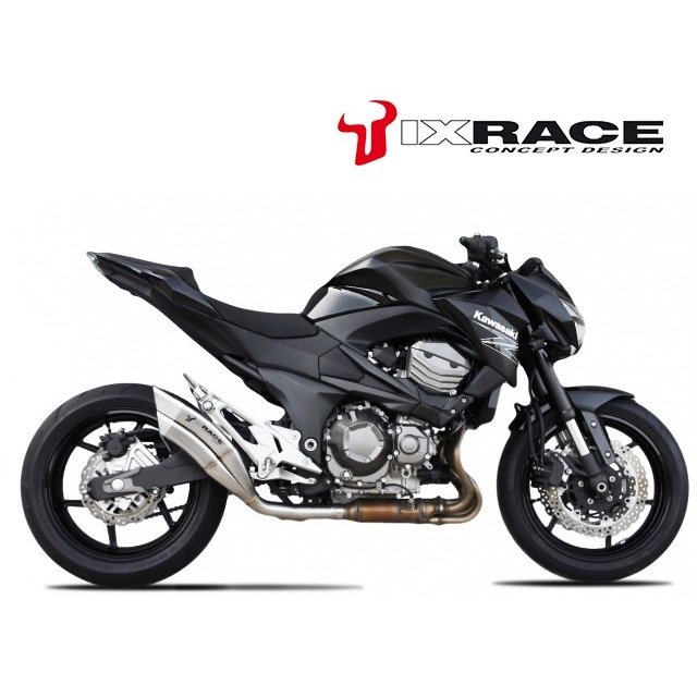Rakuten - 【送料無料!!】IXRACE KAWASAKI Z800 13-14 Z7 ツインアップ スリップオン マフラーZ800 カワサキ 2本出し ツインマフラー