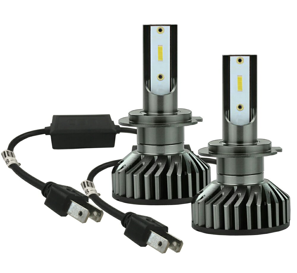 【送料無料!!】LEDヘッドライト F2 H7 12/24V兼用 24W 3800LM 6000K 2個入りヘッドランプ カムリ カローラ セリカ パッソ マークX エルグランド ティアナ デュアリス プレサージュ アクセラ ロードスター ギャラン コルト デリカ インプレッサ ステラ レガシィ