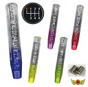 【送料無料!!】クリスタルシフトノブ 泡 300mm クリア/各色 変換アダプター付き UD ビックサム UD ファインコンドル用プロフィア スーパーグレート ...