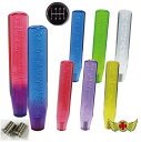 お買い物マラソンSALE!!【送料無料!!】クリスタルシフトノブ 泡 250mm 各色 変換アダプター付き ふそう スーパーグレート日野 プロフィア いすゞ U...