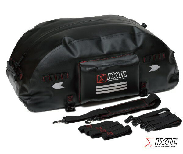 【送料無料!!】IXIL製 バイク用 防水 ツーリングバック シートバック 肩掛けバッグ 大容量 60L ブラックボストンバッグ、ショルダーバッグ、プール、海水浴、ドライバック、キャンプ、スポーツバック、シートバック、浮き輪、アウトドア、マリンスポーツ