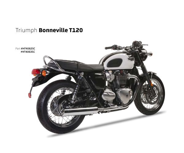 【送料無料 】IRONHEAD(アイアンヘッド) TRIUMPH BONNEVILLE/T120(ボンネビル) HC1-2C 左右2本出し スリップオン マフラーマフラー サイレンサー バッフル IXIL イクシル トライアンフ