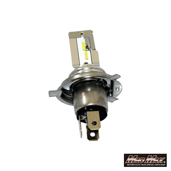 楽天スーパーSALE!!【送料無料!!】LEDヘッドライト H4/HS1 1600LM 6000K ホワイト発光 DC12V 1個入りLEDバルブ、ヘッドランプ、H4S、キャリー、ハイゼット、サンバ、軽トラ、ゼファー、CB、XJR、ZRX、二輪
