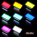 バイクの日SALE!!角マーカー LED12連 ダウンライト付き 面発光タイプ 12V/24V兼用