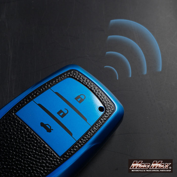 【メール便送料無料】トヨタ専用 レザー調 TYPE A 3ボタン式 TPUソフト スマートキーケース 各色新型ハリアー 80系 MXUA80 MXUA85 AXUH80 AXUH85 ハイラックス GUN125 ランドクルーザー200系 ヤリス クロス ミライ MIRAI MARK X マークX 250G Sパッケージ