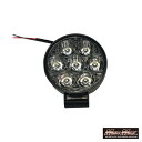 お買い物マラソンSALE!!【メール便送料無料!!】アルミ製 LED7連 ワークライト 小型 8W 丸型 作業灯 12V-24V兼用作業灯 投光器 フォグランプ...