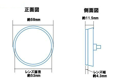【メール便送料無料!!】Z1／Z2用サイドリフレクター/オレンジ