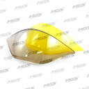 【送料無料!!】MOS製 アドレスV125S用 ヘッドライトレンズカバー イエロー 外装、被せ式、2輪、通勤、原付、スズキ