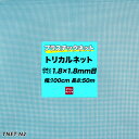 プラスチックネット トリカルネット N-2 ブルー 目合い1.8×1.8mm/100cm×50m巻 網 園芸 ガーデンネット 落下防止 階段 吹き抜け 獣害防止 ディスプレイネット イルミネーションネット 土木 鳥よけ 網 ネット 販売 友安製作所 JQ