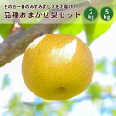 品種おまかせ 梨セット 1箱 約2kg 3〜5玉 / 約5kg 8〜12玉 クール便 中 大 サイズ お取り寄せ グルメ 高級 ブランド ギフト 贈答品 贈り物...