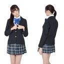 #ゲキカワ制服 ブレザー プリーツスカート コスプレ衣装 パーティ Mサイズ レディース KA0235NB
