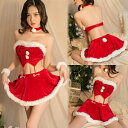 セクシーサンタガール クリスマス衣装 コスチューム ミニスカート Mサイズ レディース ZA0036RE