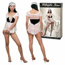 訳あり商品!プリティリボンベビードールセット ミッドナイト・シャイン2 Gストリング セクシーランジェリー レディース 【11902】