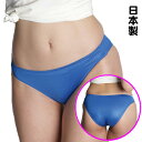【レビュー特典】UNISEX 光沢ストレッチ深型フルバック ブルー セクシーショーツ セクシーランジェリー 日本製 レディース メンズ TW791