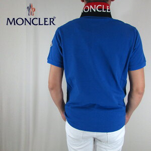 モンクレール MONCLER メンズ ポロシャツ 半袖 トップス 8305150 84556 / 709 / ブルー サイズ：XS/S/M