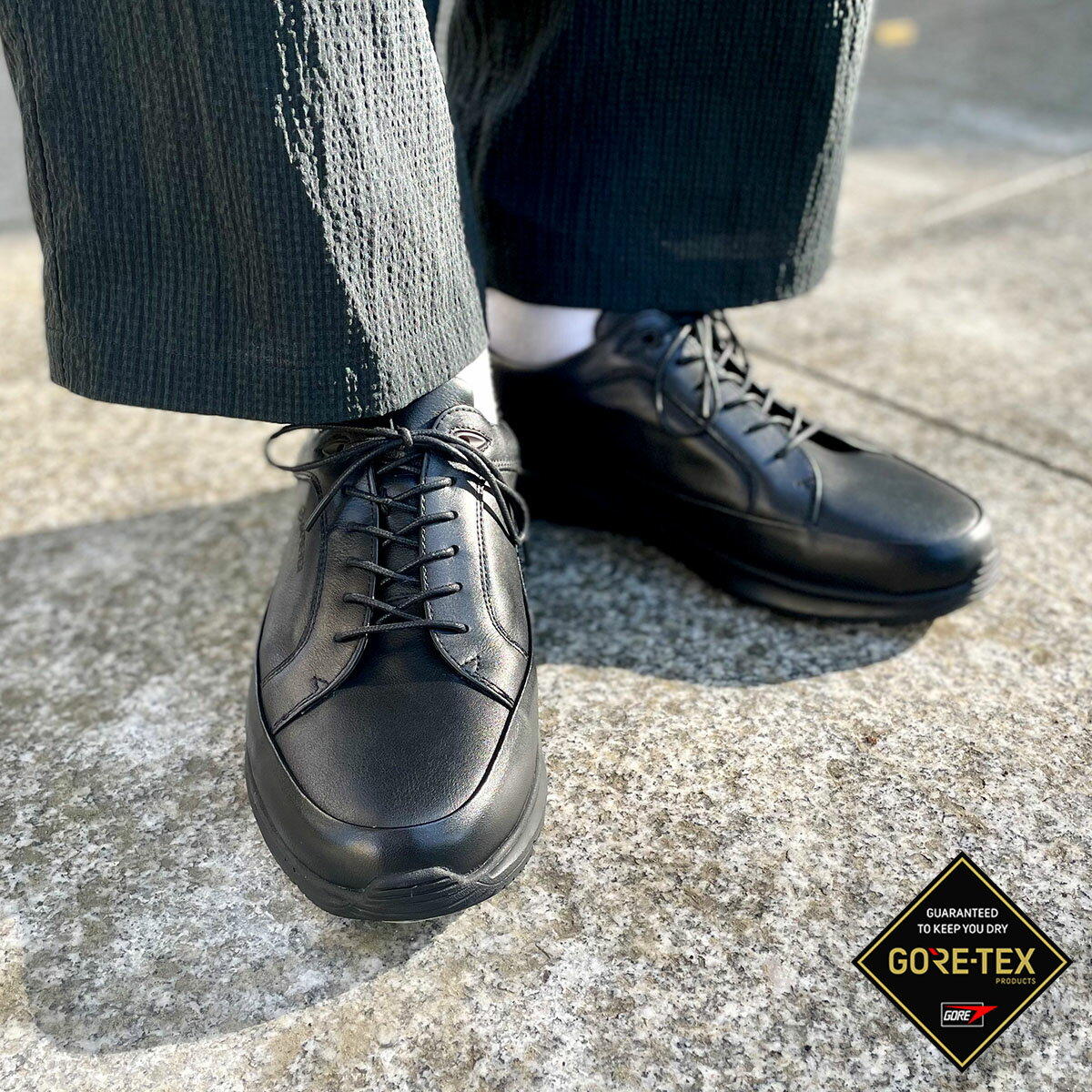 3E【GORE-TEX】マドラスウォーク madrasWalk 全天候快適なレザースニーカー MW7600