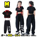 キッズ ダンスウェア 女の子 チアガール 応援団 キッズダンス衣装 セットアップ ヒップホップ hiphop ジャズ 上下セット ショート丈 トップス へそ出し...