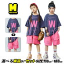 パープル キッズ ダンス衣装 セットアップ 男の子 女の子 ジャズダンス ポッピング tシャツ 半袖 ゆったり カジュアルシャツ トップス ワンポイント ピンク 短パン ハーフパンツ ヒップホップ 韓国 k-pop 演出服 団体服 発表会 応援団 練習着 レッスン着 おしゃれ かっこいい