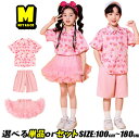 ハート柄 シャツ チュチュスカート キッズ チアガール 衣装 ダンス 衣装 キッズ ピンク キッズ ダンス 短パンツ バンダナ サロペット パンツ オーバーオール キッズ チアガール 応援団 可愛い ダンス キッズ 衣装 セットアップ かわいい 学園祭 文化祭 小学生 幼稚園 演出服