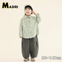 キッズ 長袖 シャツ ストライプ 韓国 子供服 かわいい 長袖 ジャケット ベビー服 男の子 夏服 春服 子ども服 トップス 通園 通学 男児 女児 小学生 こ...