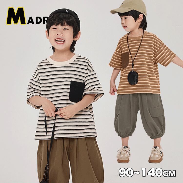半袖tシャツキッズ夏服韓国子供服男...