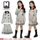 キッズ 入学式 2点セット キッズ フォーマル セットアップ 卒業式 スカートスーツ 女の子 可愛い 韓国子供服 グレー トレーナー リボン 長袖 スカート 普...