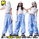 水色 カーゴパンツ ブルー ワイドパンツ キッズダンス衣装 セットアップ チアガール キッズ ダンスウェア 白 トップス ヘソ出し フード付け 女の子 応援団 可愛い ヒップホップ hiphop ジャズ 上下セット ジャージ 韓国 かっこいい k-pop 演出服 練習着 原宿 ストリート