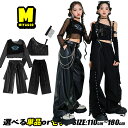 アメカジ ダンス衣装 キッズ シースルー ダボパン ブラックショート丈 トップス 演出服 練習着 ヘソ出し キャミソール レザー カーゴパンツ 110 120 130 140 150 160 170 180 ダボパン HIPHOP衣装 ダンス レッスン ジュニア 韓国k-pop 上下セット