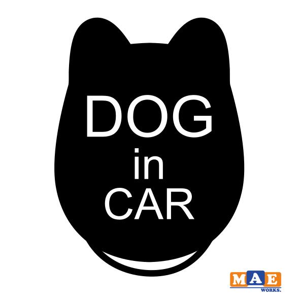 乐天商城 - 全20色 Dog in Car カッティングステッカー ドッグ イン カー 犬 かわいい イヌ わんこ わんちゃん シール 車 マエワークスオリジナル dcic-16
