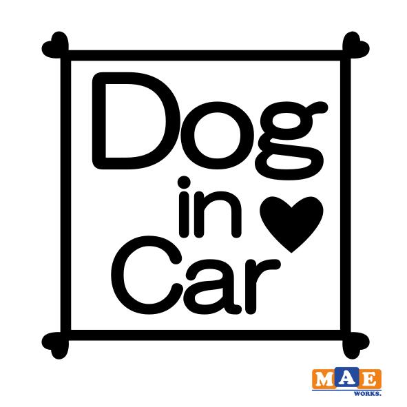乐天商城 - 全20色 Dog in Car カッティングステッカー ドッグ イン カー 犬 かわいい イヌ わんこ わんちゃん シール 車 マエワークスオリジナル dcic-18