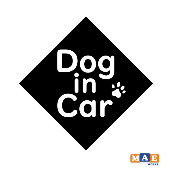 樂天商城 - 全20色 Dog in Car カッティングステッカー ドッグ イン カー 犬 かわいい イヌ わんこ わんちゃん シール 車 マエワークスオリジナル dcic-24