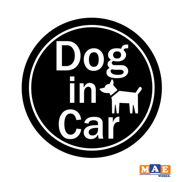 乐天商城 - 全20色 Dog in Car カッティングステッカー ドッグ イン カー 犬 かわいい イヌ わんこ わんちゃん シール 車 マエワークスオリジナル dcic-28