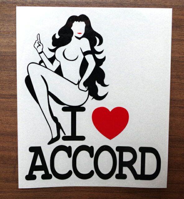 乐天商城 - 全20色 I LOVE ACCORD(アコード) I LOVE SEXY カッティングステッカー 車 女性 セクシー sexy love-01