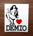 全20色 I LOVE DEMIO(デミオ) I LOVE SEXY カッティングステッカー 車 女性 セクシー sexy love-12