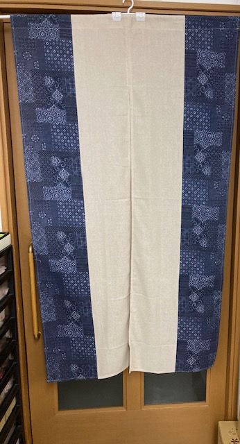 のれん 和風 古布 85×150cm 和室 茶室