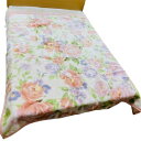 毛布 合わせ 2枚合わせ 西川 衿付き 合わせ毛布 フラワー ダブル サイズ 180×210cm 2枚合わせ あったか 毛布 暖かい あたたか ふんわり
