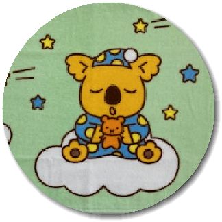 バスタオル 1枚 単品 シャーリング コアラのマーチ お菓子 キャラクター かわいい 子供 タオル ピンク ブルー グリーン 3