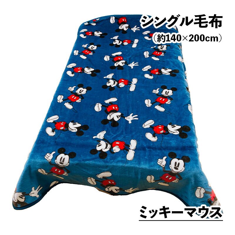 毛布 シングル 140×200cm キャラクター あったか オフィス 子供 軽量 軽い 薄い フランネル ミッキーマウス チップとデール トムとジェリー ハローキティ ムーミン ミニーマウス くまのプーさん maedafuton-10017198 タオル福袋 寝具のまえだふとん店 サンプル画像2
