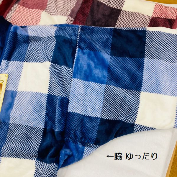 かいまき毛布 ニューマイヤー 薄地 かいまき 夜着 毛布 シングル140×200cm 襟ぐり あったか 夜着毛布 かいまき夜着 薄手 薄い 軽い やわらか あったかい [3]