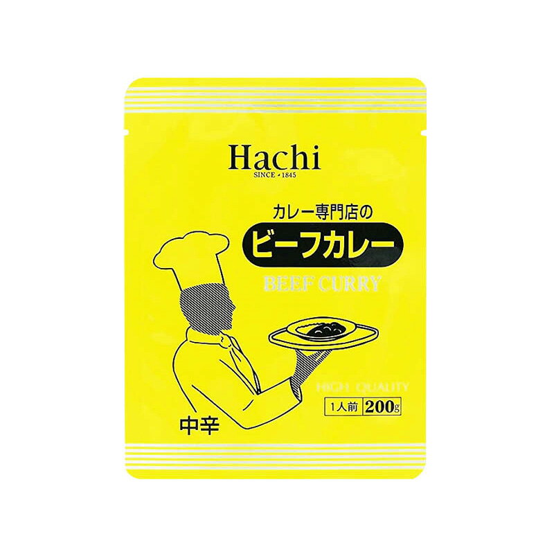【セール限定 10％OFFクーポン有】ハチ食品 カレー専門店のビーフカレー 中辛 1人前 200g レトルトカレー カツ ハンバーグ エビフライ 野菜 うどんなど お好みの具やトッピングにあわせやすい カレー 送料無料 maedayahonpo-10141066 MAEDAYA 前田家 サンプル画像2